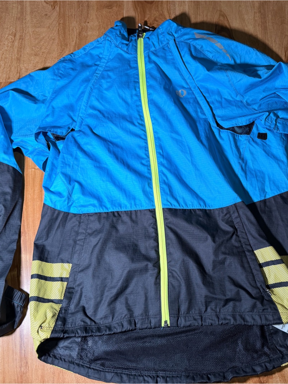 Pearl Izumi Elite Barrier Convertible Cycling Jacket Vest Blue Black Men's MED